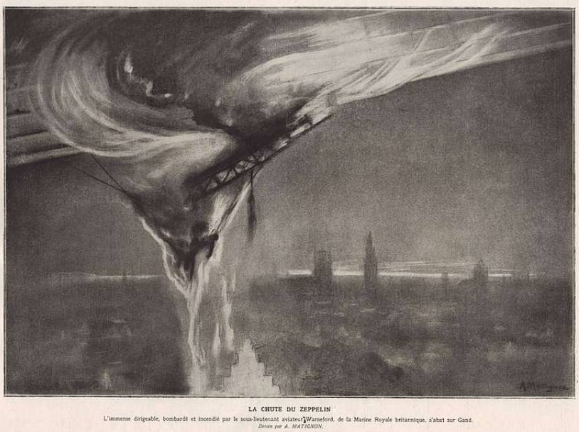 Zeppelin Incendio The Zeppelin war of World War One - by Chris