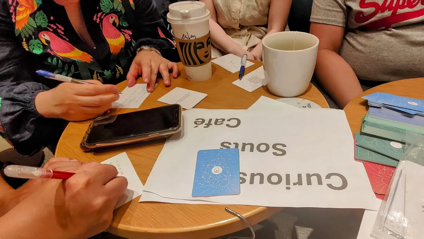 Group of people talking