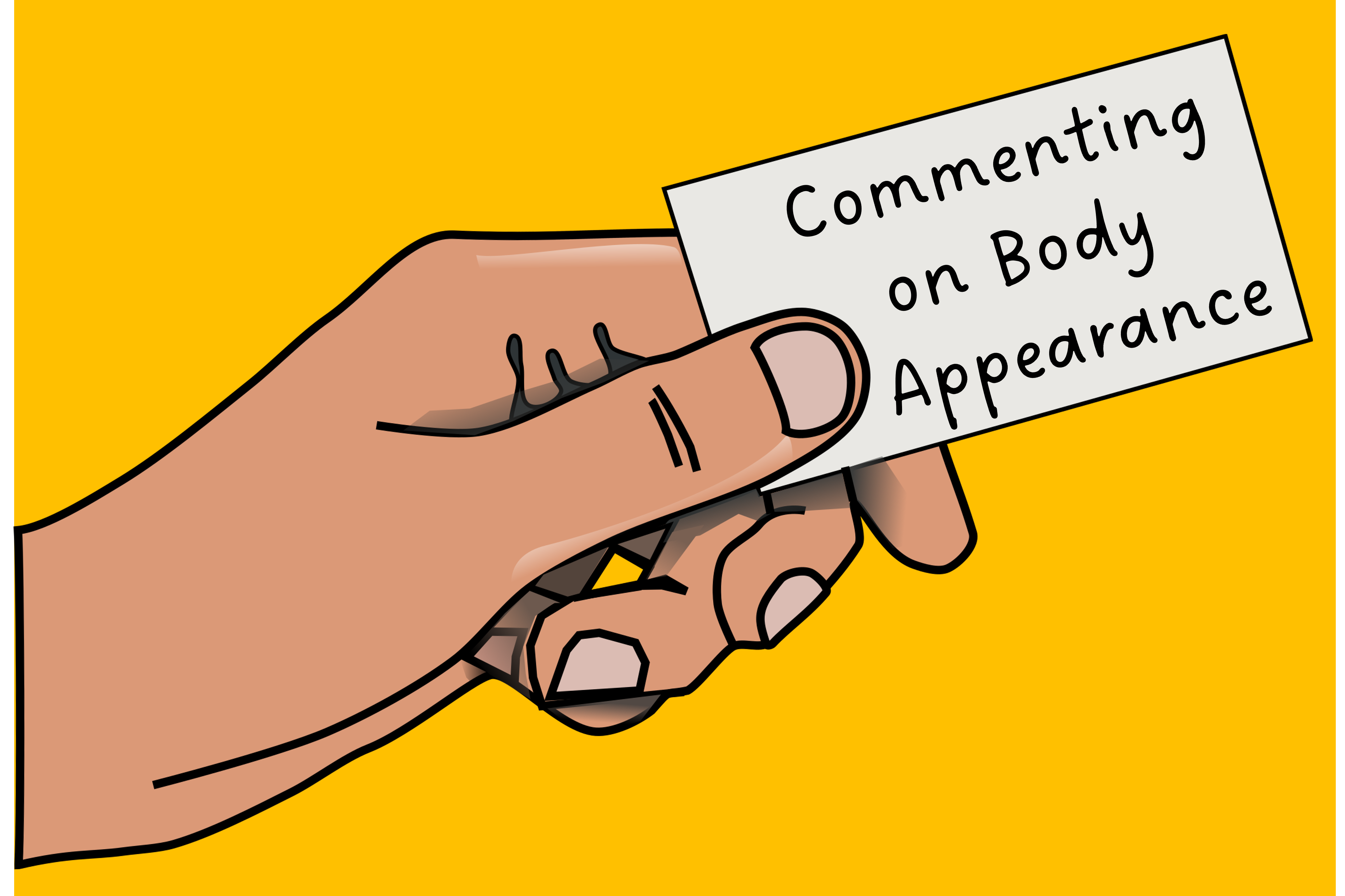 Let's Give Up...Commenting on Body Appearance