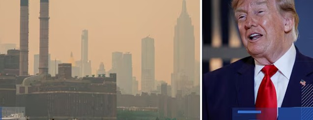 Trump Tries To Fight Canadian Wildfire With A Tariff