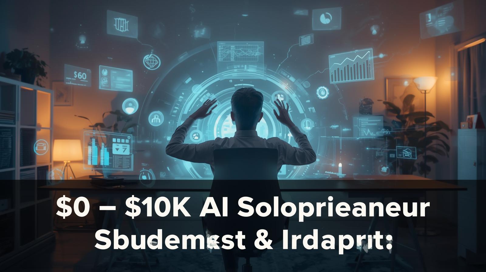 How AI Solopreneurs Are Earning $10K/Month — Without Teams, Funding, or Code