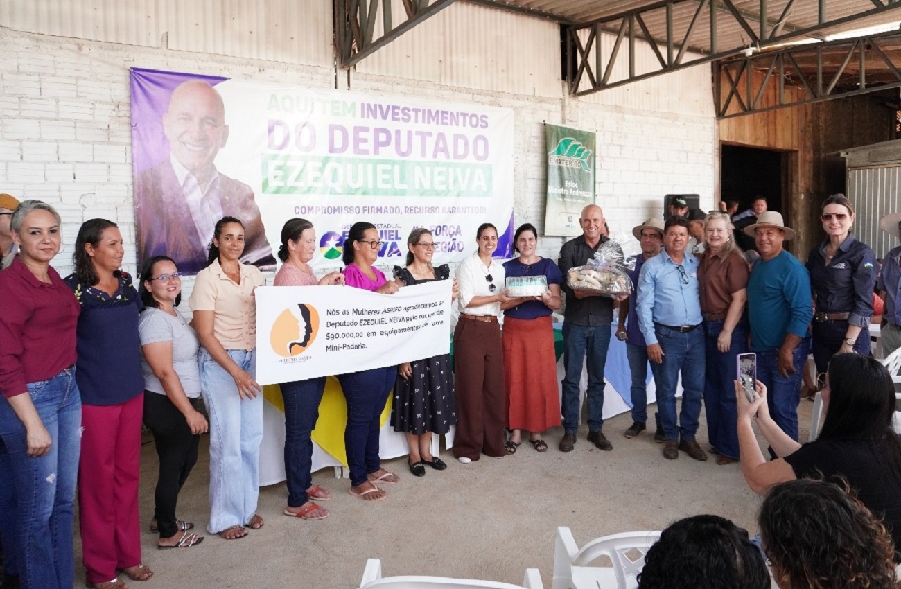 Emenda de Ezequiel Neiva garante cozinha industrial para mulheres da Associação Rio Formoso, em Cacoal