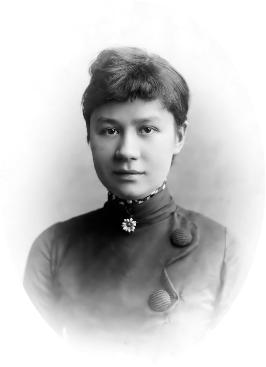 Black-and-white photographic portrait of Johanna van Gogh-Bonger