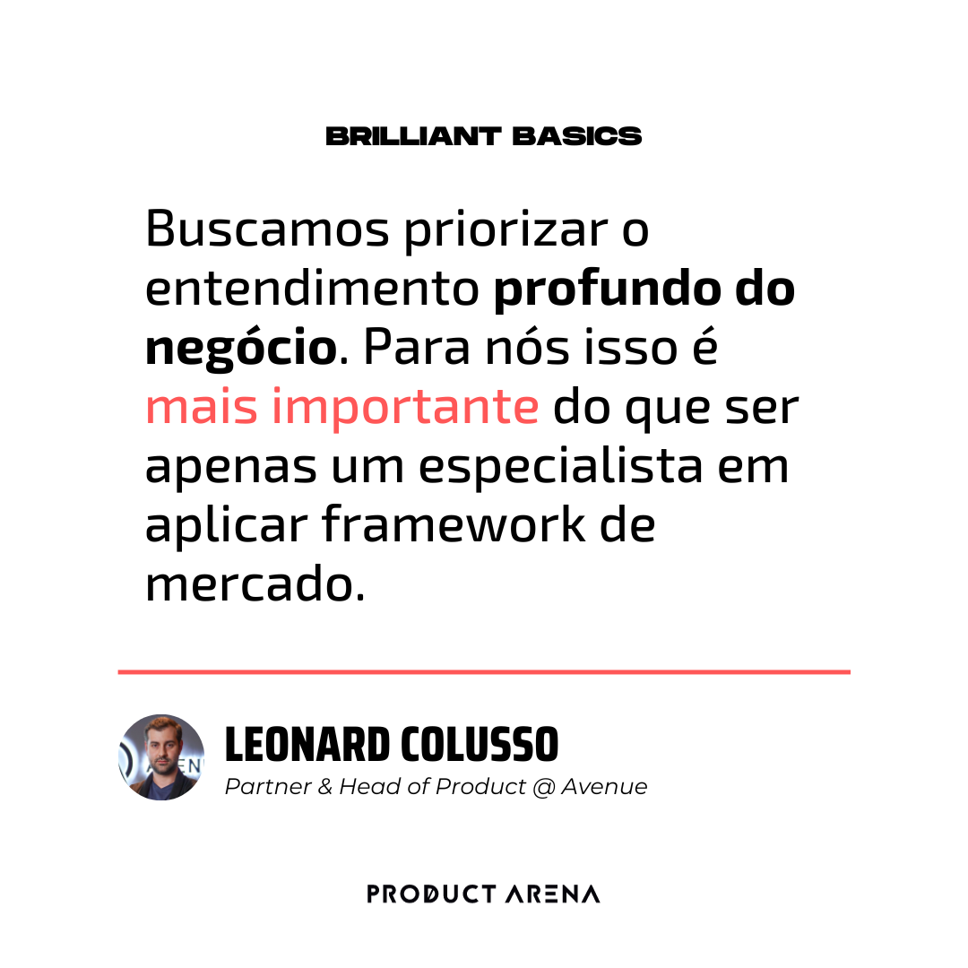 Leonard Colusso, Partner e Head of Product da Avenue