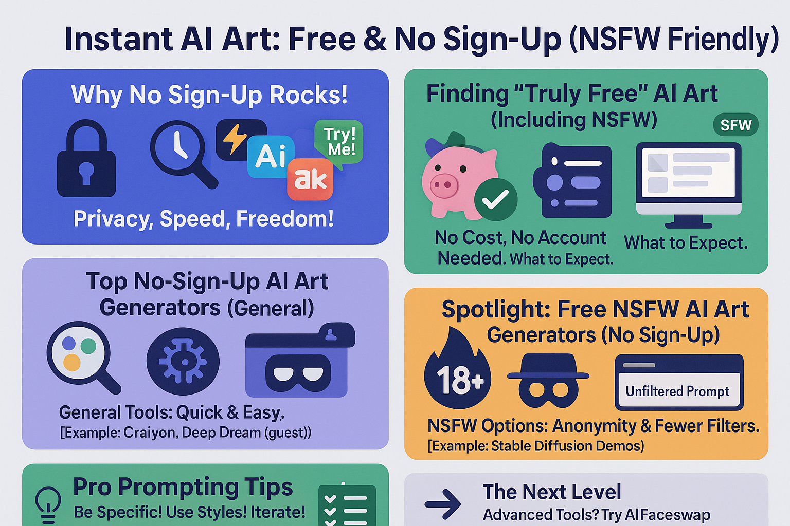 NSFW AI Art Generators Free, No SignUp Tools That Work