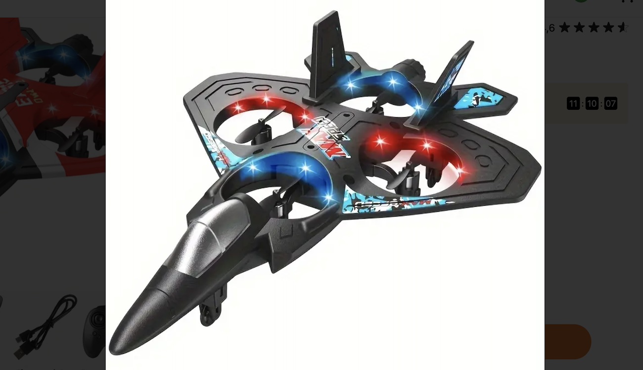 Temu: A gigante chinesa que está revolucionando o E-commerce Global; veja 6 drones em oferta