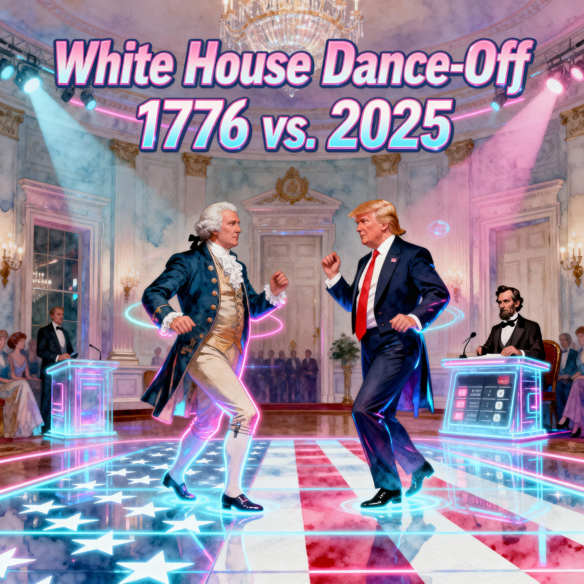 Magick Mica Trump parody art
