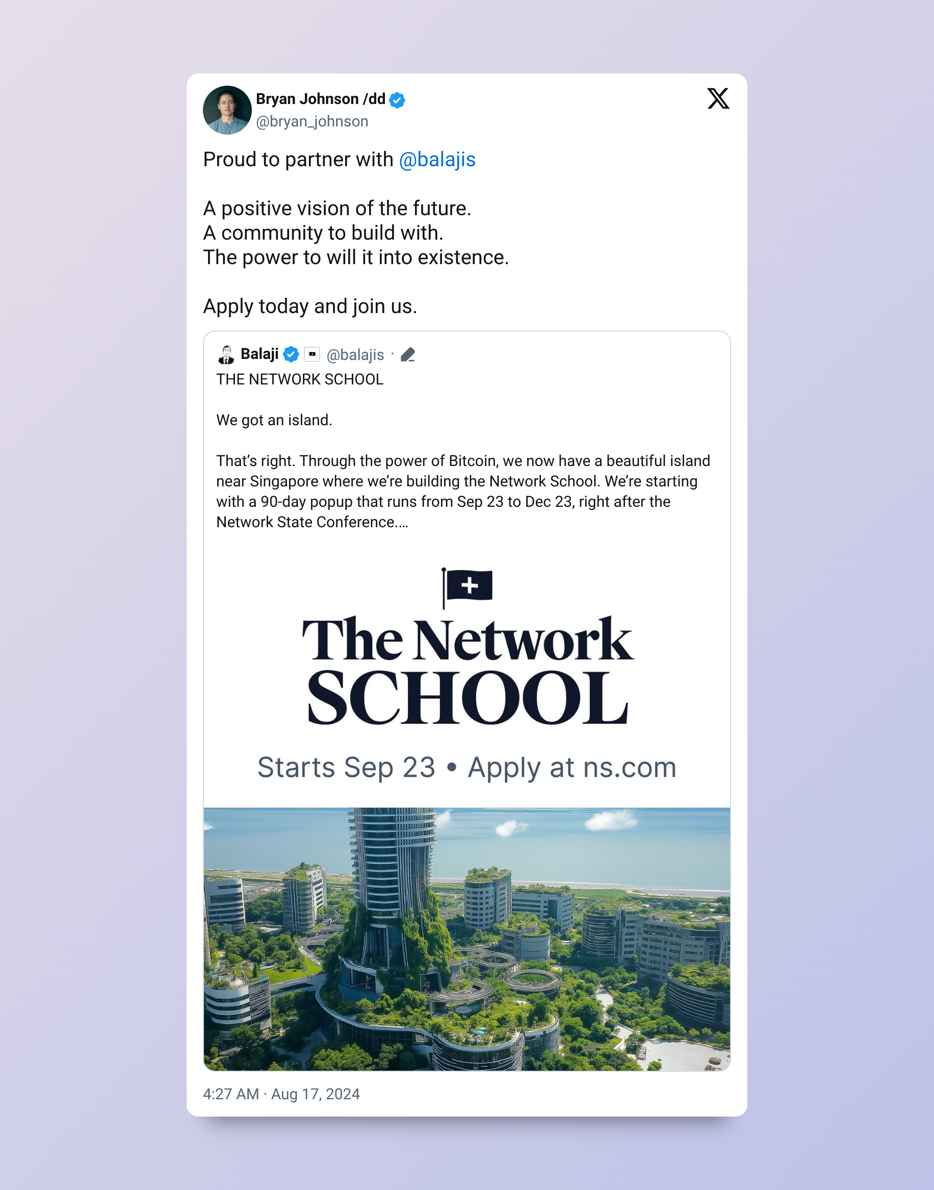 The Network School - balajis.com