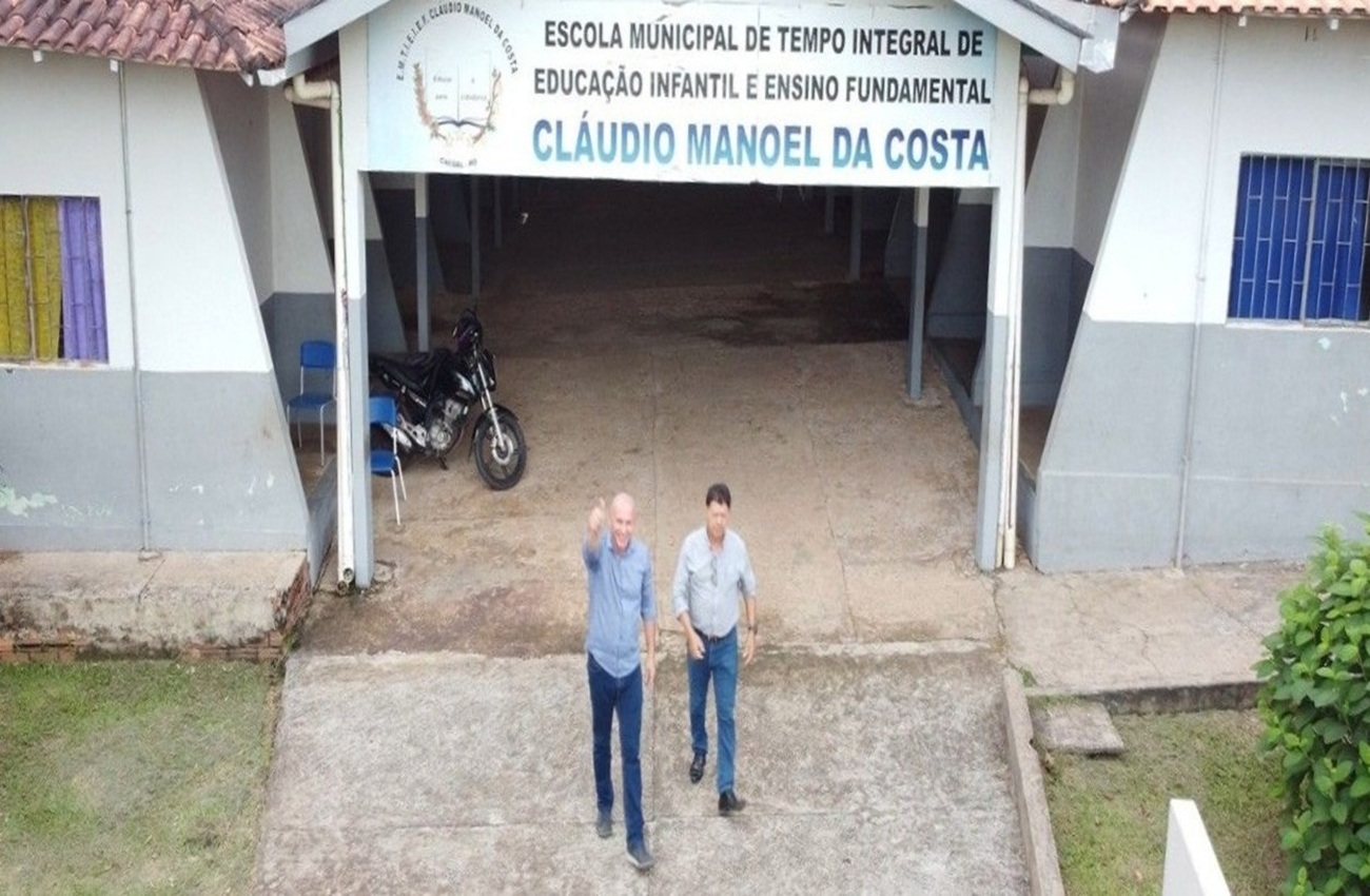 Reforma viabilizada por Ezequiel Neiva garante melhorias na Escola Cláudio Manoel da Costa, em Cacoal