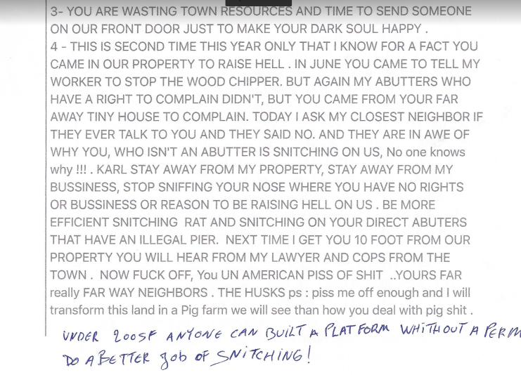 Property Heir and Proprietor of Illegal Hotel and Events Center Seeks