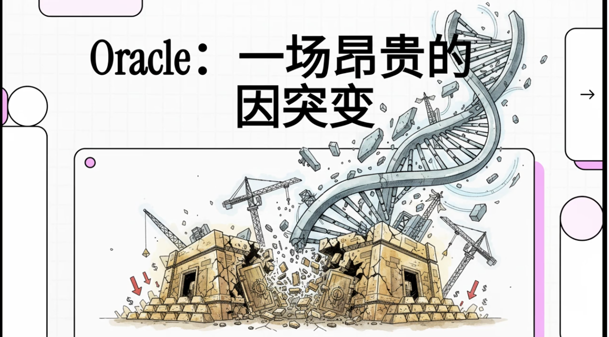 ORCL 深度诊断Oracle：一场昂贵的“基因突变”与消失的现金流- DoctorX.AI