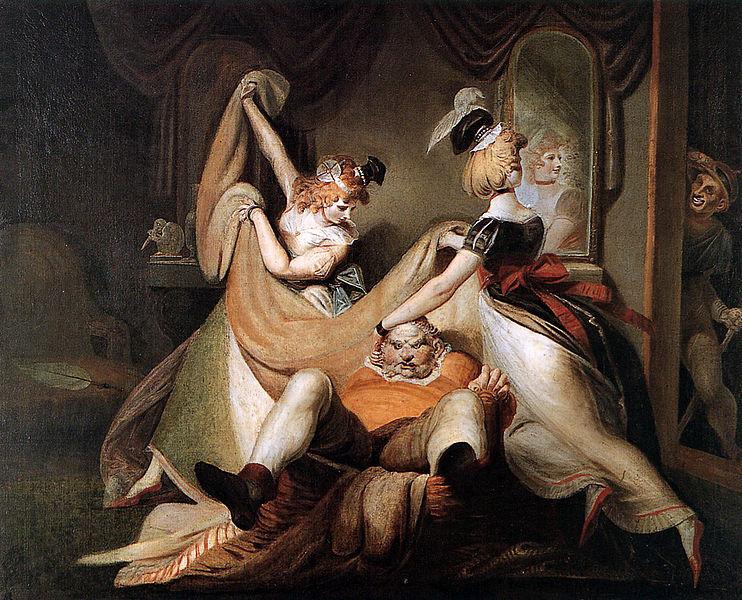 File:HEINRICH FÜSSLI - Falstaff en la cesta (Kunsthaus, Zúrich, 1792).jpg