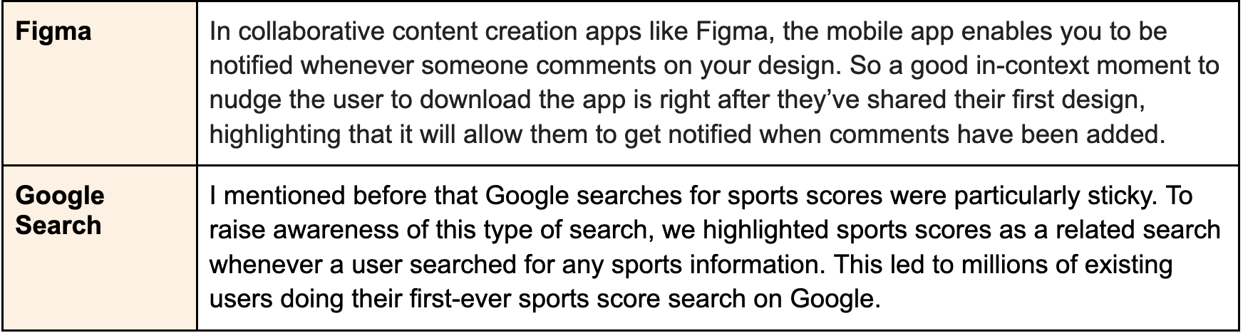 Image from How to accelerate growth by focusing on the features you already have