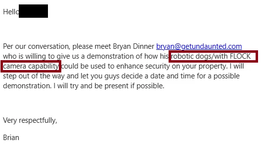 Flock-Connected RoboDogs: The Future Is Now