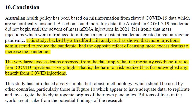 Shocking Study Out of Australia Shows up to a 26 Fold Increase in Excess Mortality in 2021 and 2022. Consistent With American Insurance Companies Findings.