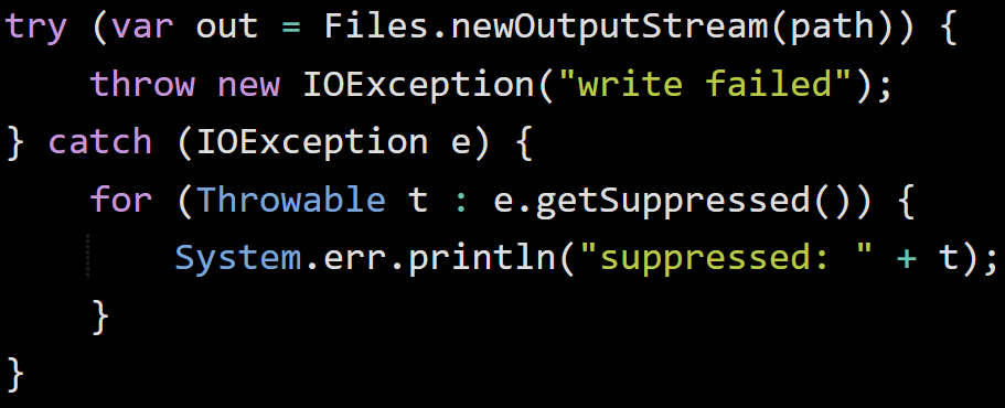 Java Scope, Part 4 — try-with-resources and Catch Blocks