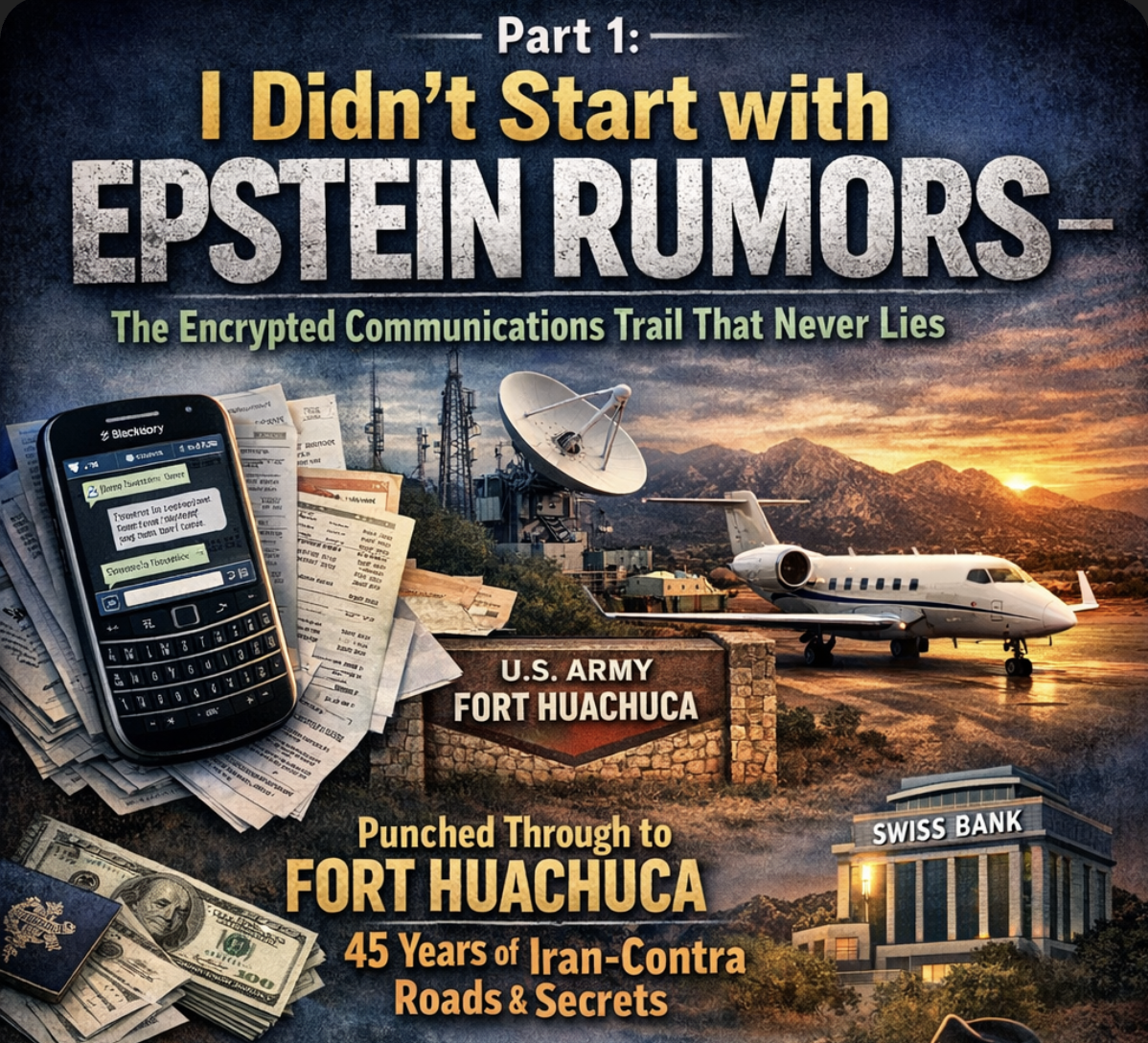 Esptein's Connections With Ehud Barack Reach Back To Iran Contra and 9/11