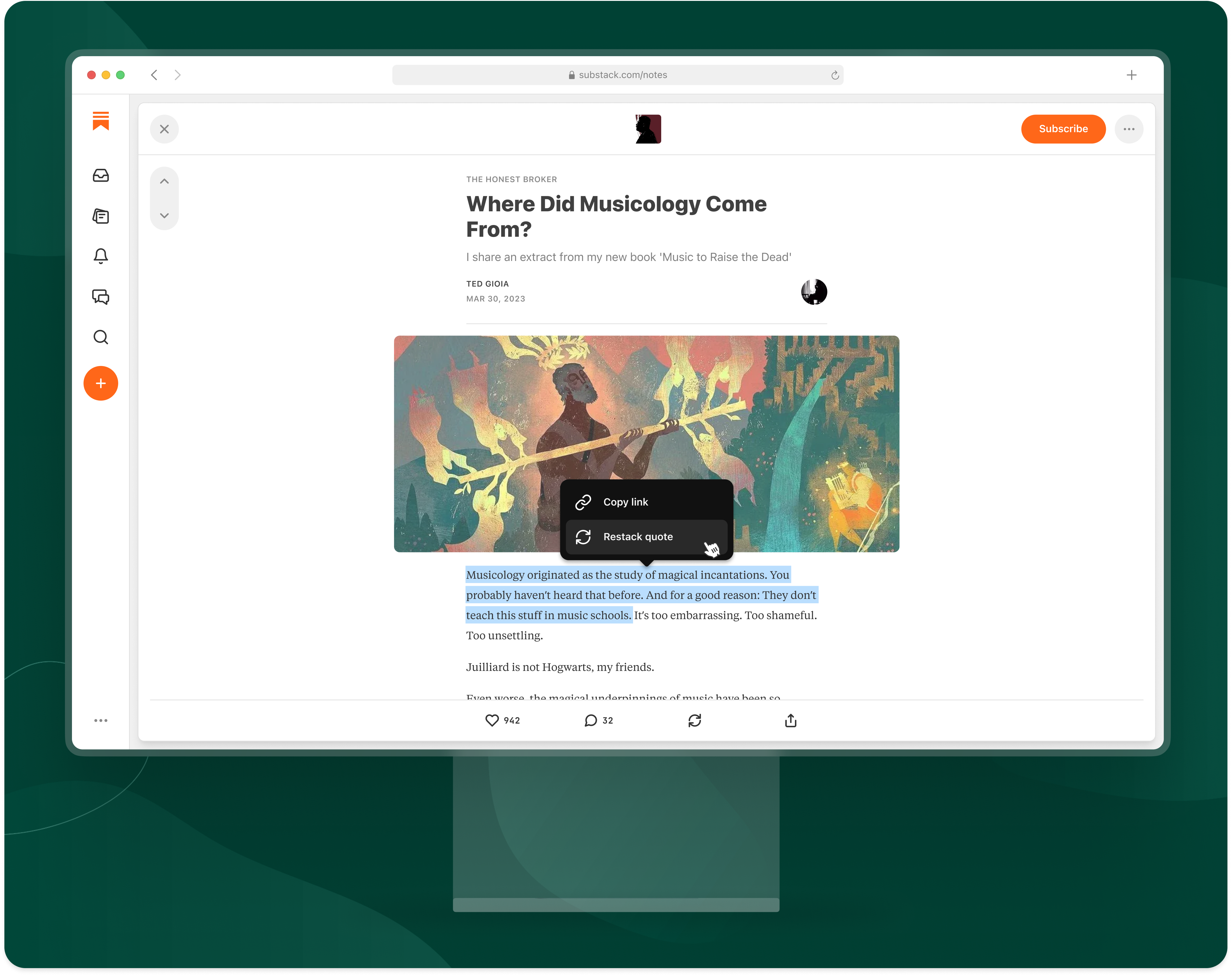 Introducing Substack Notes
