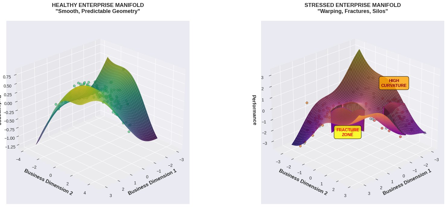 Geometric Risk The Geometry of Risk: Mapping the Enterprise Manifold