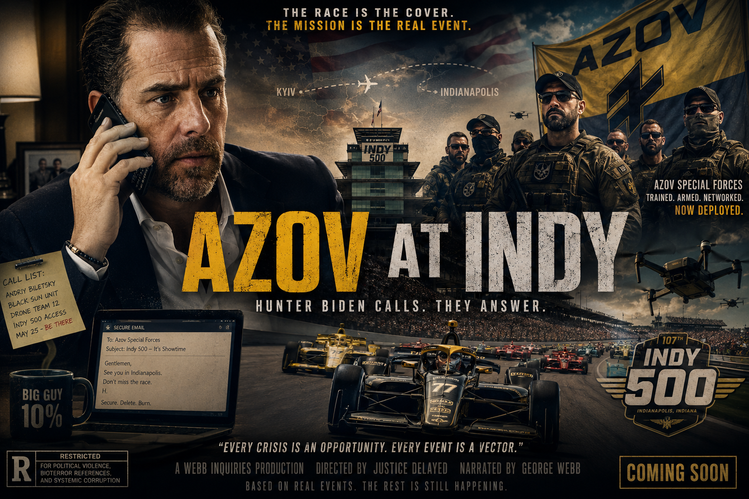 Did Hunter Drop The Dime? Azov At Indy