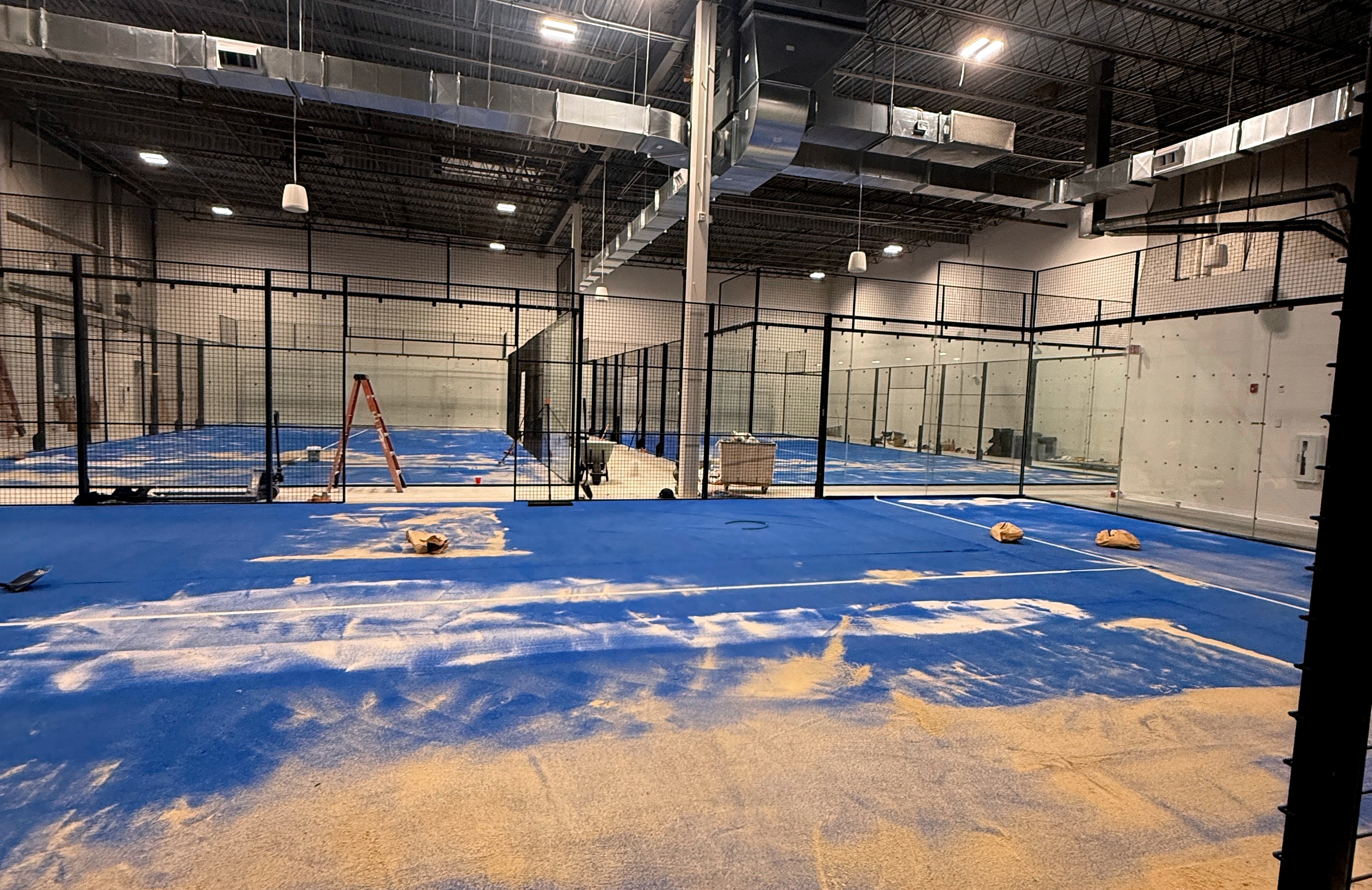 The recent expansion at Padel Boston