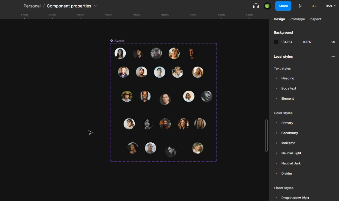 All about Figma component properties and tips
