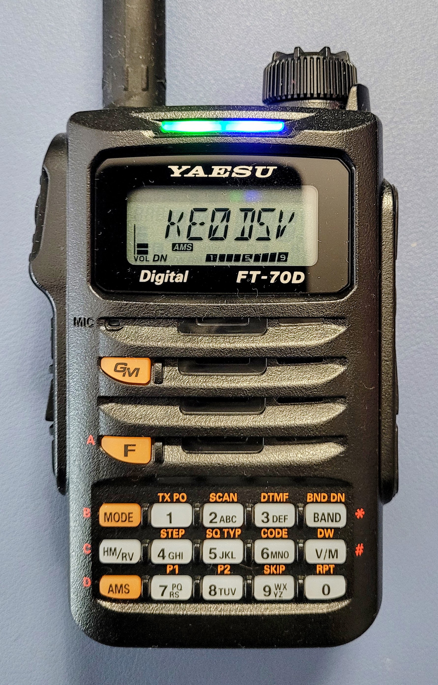Yaesu FT-70D conneccted to Kansas City Wide through my hotspot