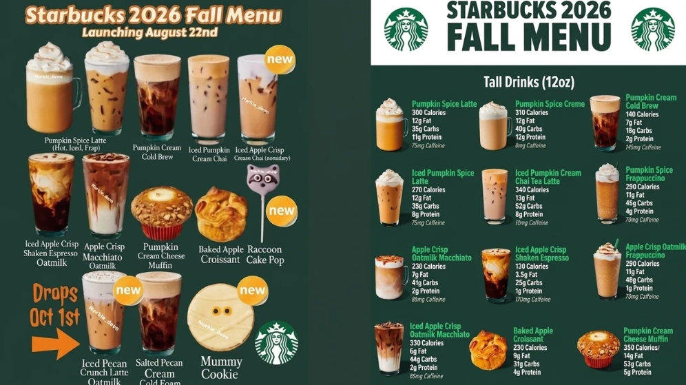Starbucks rumored fall menu 2026 has apple fans nervous
