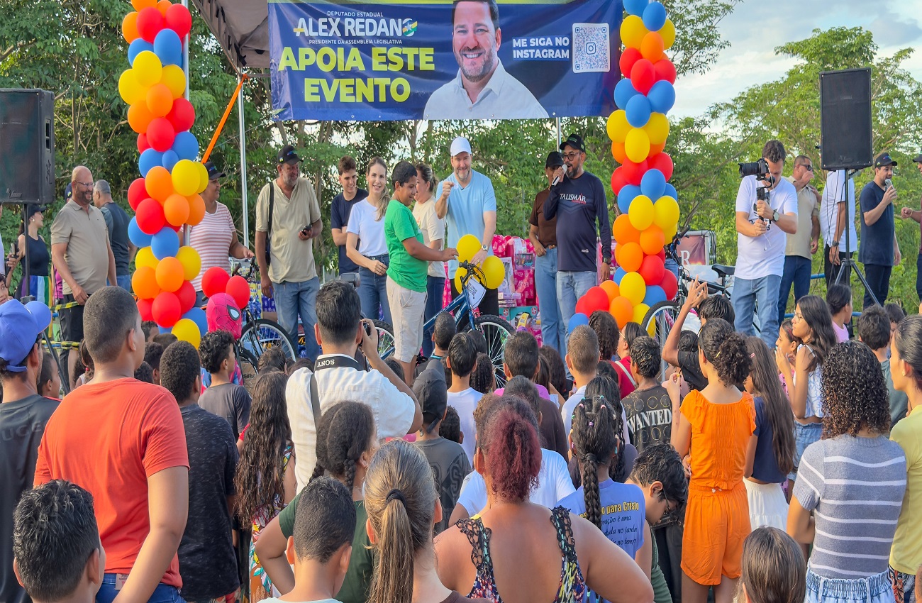 Deputado Alex Redano promove dia de alegria para mais de duas mil Crianças em Ariquemes