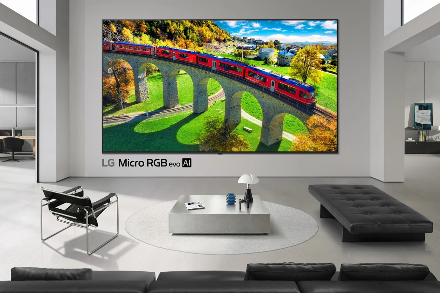 LG is producing a series of Micro RGB TVs in 2026 in more practical sizes than Samsung's and Hisense's giant 116-inchers