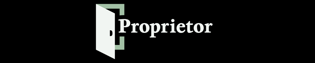 Substack banner for @proprietor