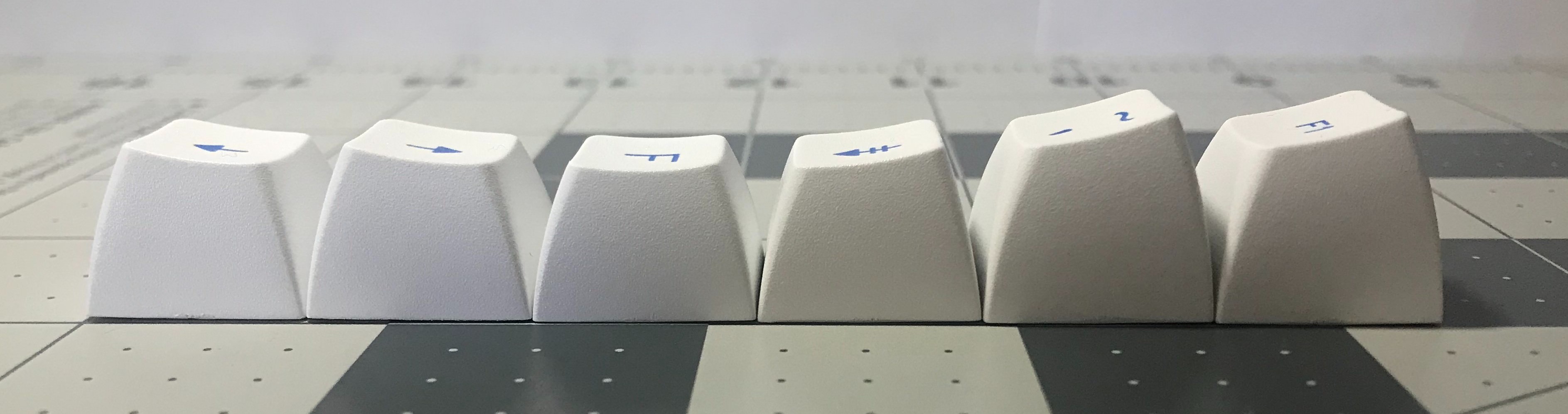 All the keycap profiles compared* - by Pacific Debates