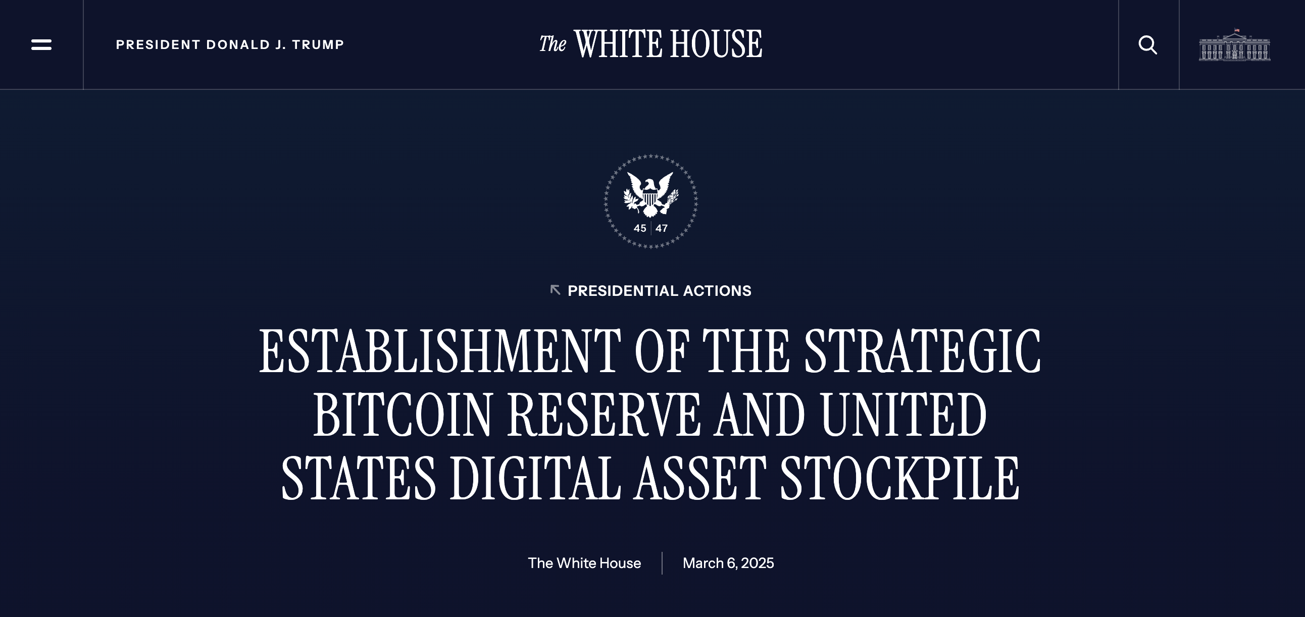 Comprehensive Guide to the Bitcoin Strategic Reserve