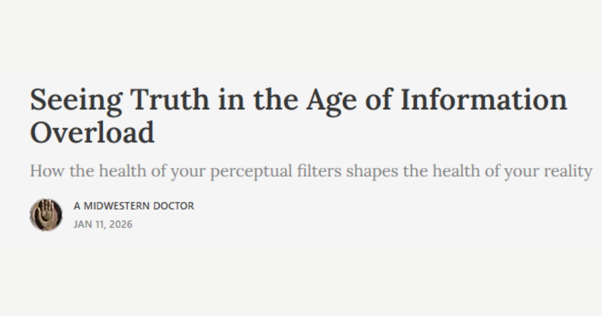 Seeing Truth in the Age of Information Overload