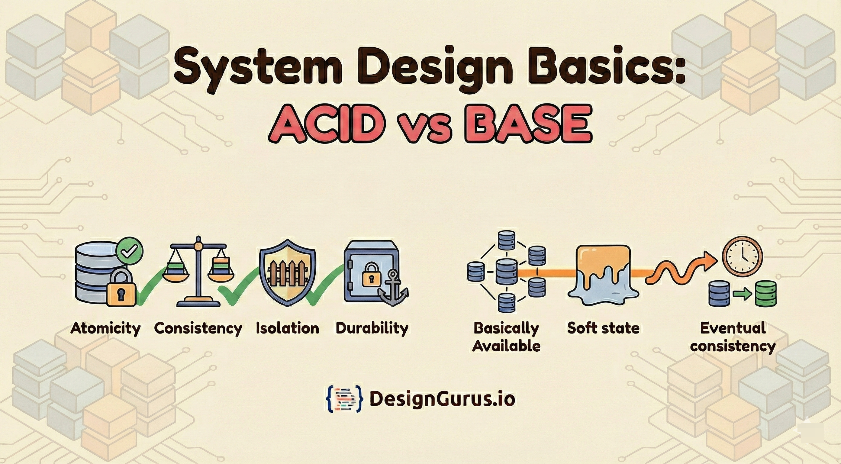 ACID vs. BASE: The System Design Interview Guide to Database Consistency