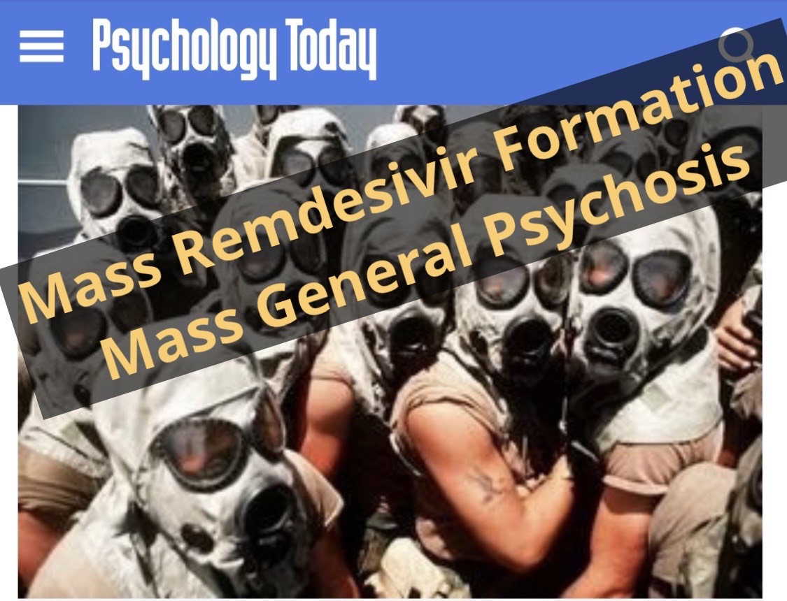 Mass Remdesivir Formation, Mass Remdesivir Psychosis – The Rumsfeld Sister Of CoronaThrax