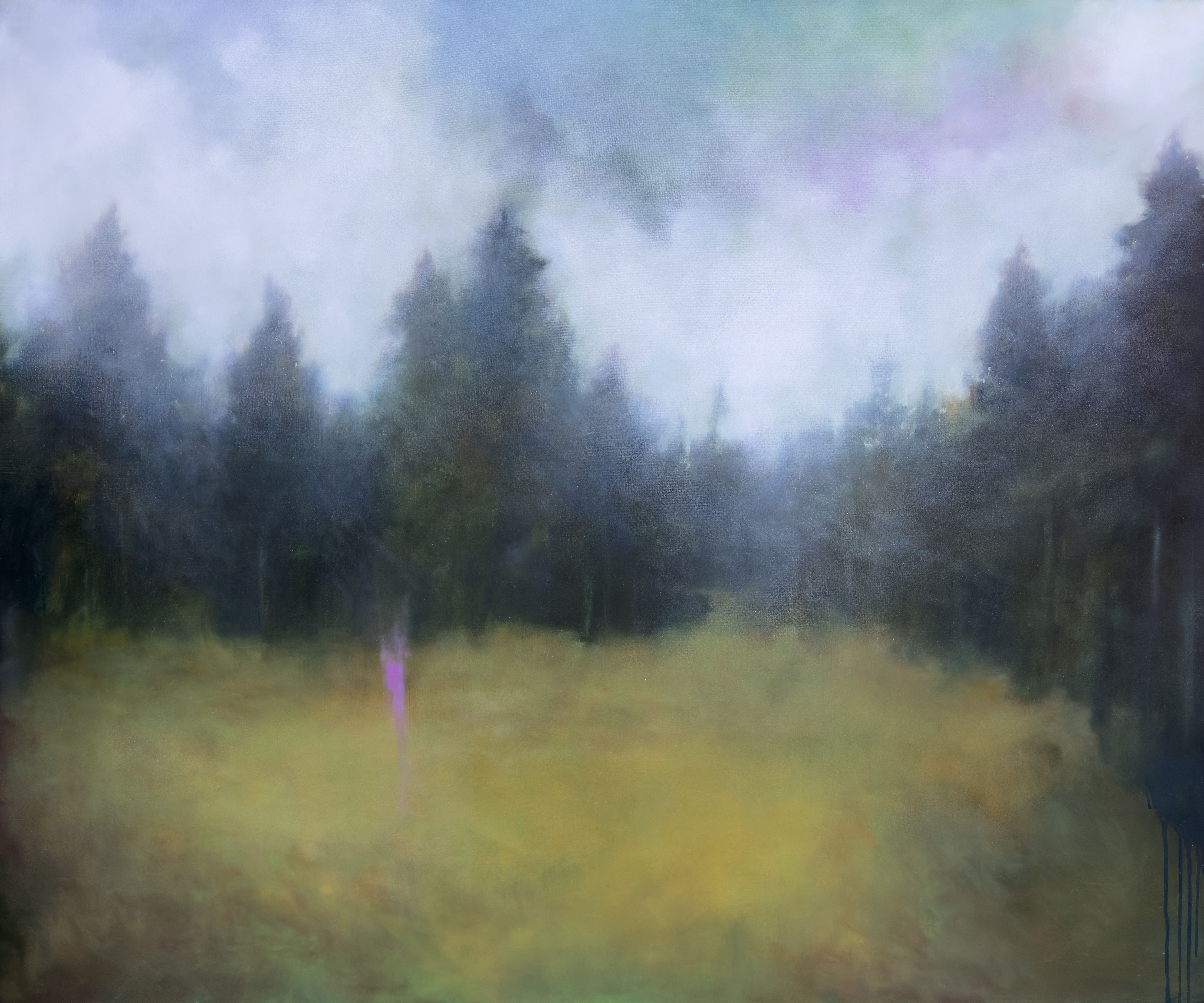Atmospheric landscape painting by Samantha Torrisi