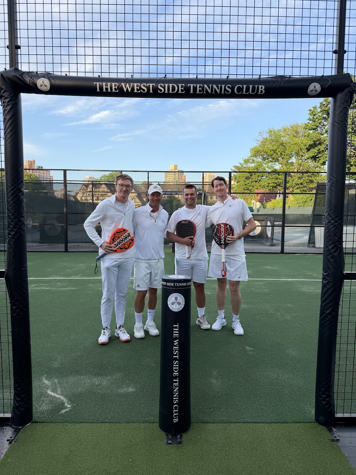 Grand opening of the padel court at West Side Tennis Club