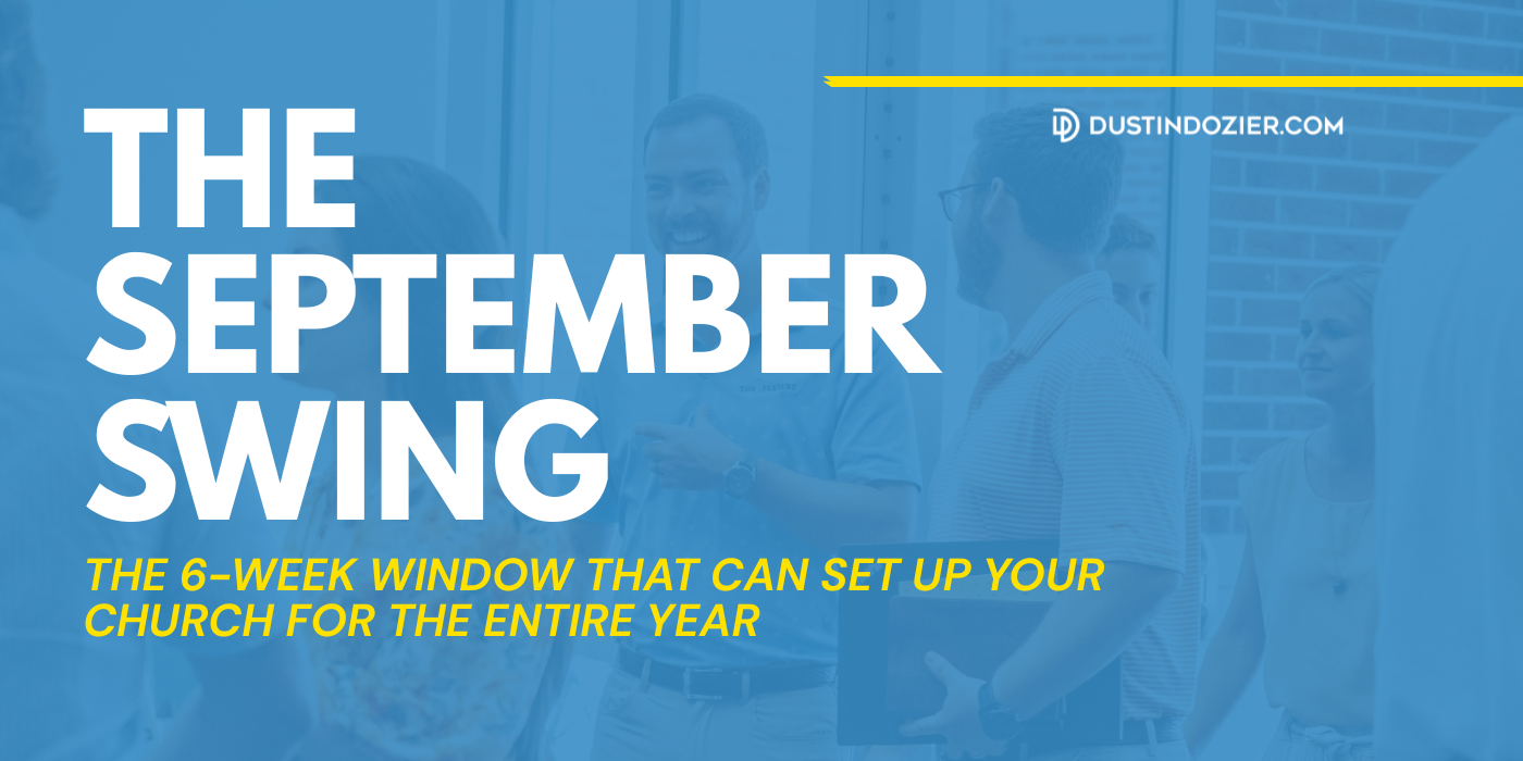 The September Swing: The 6-Week Window That Can Set Up Your Whole Year