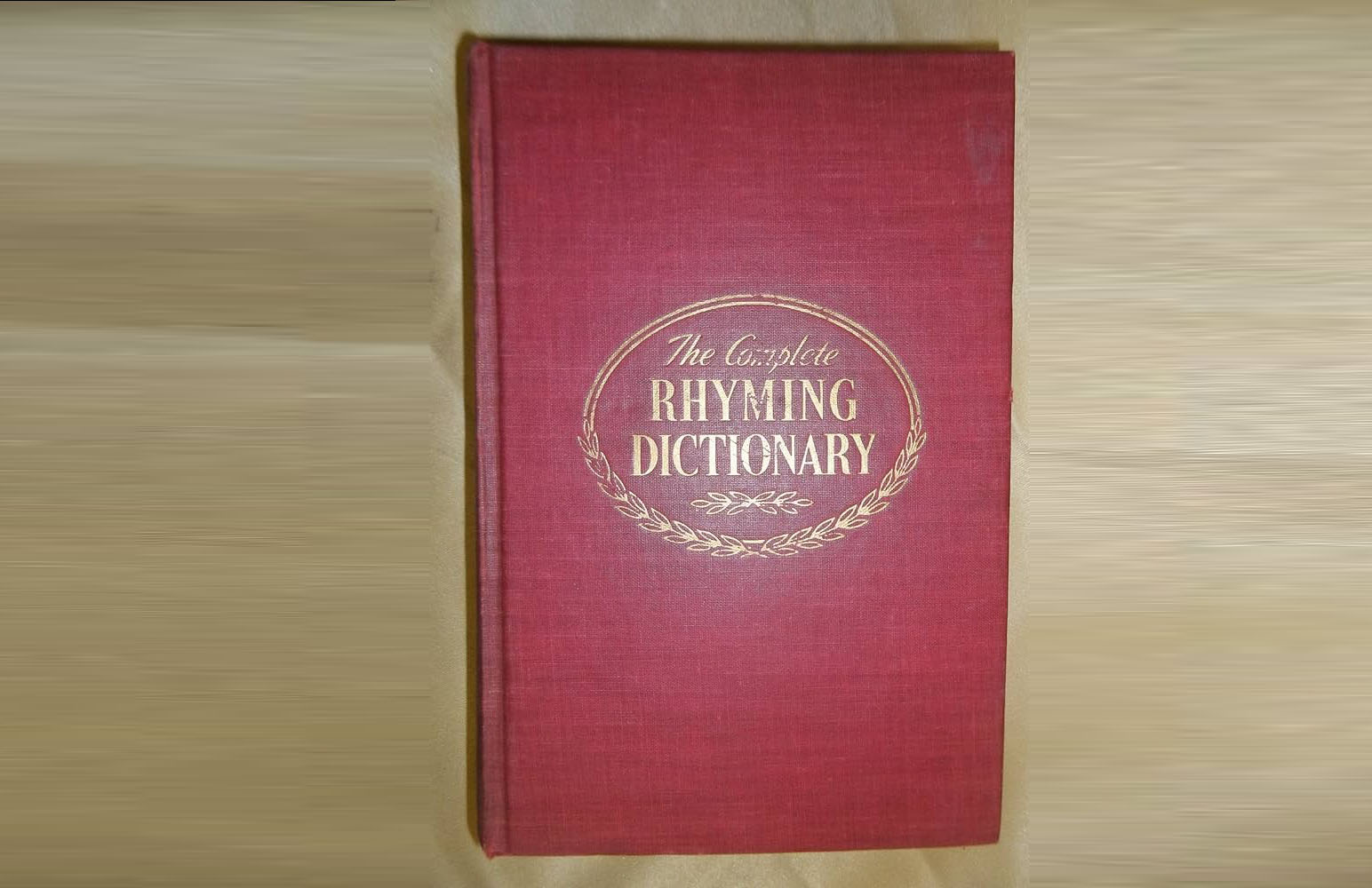 Your Book Review: The Complete Rhyming Dictionary and Poet's Craft