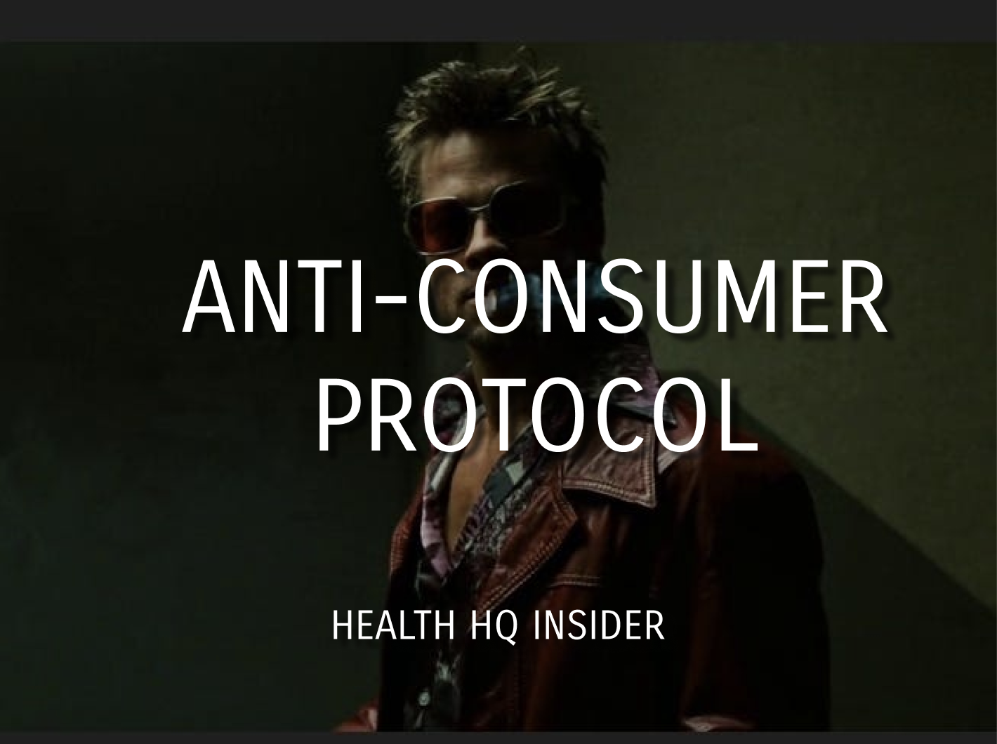 Cover image for The Anti-Consumer Protocol