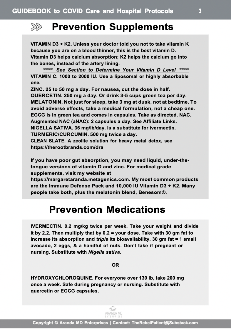 Guidebook to COVID Care and Hospital Protocols: Updated for January, 2024