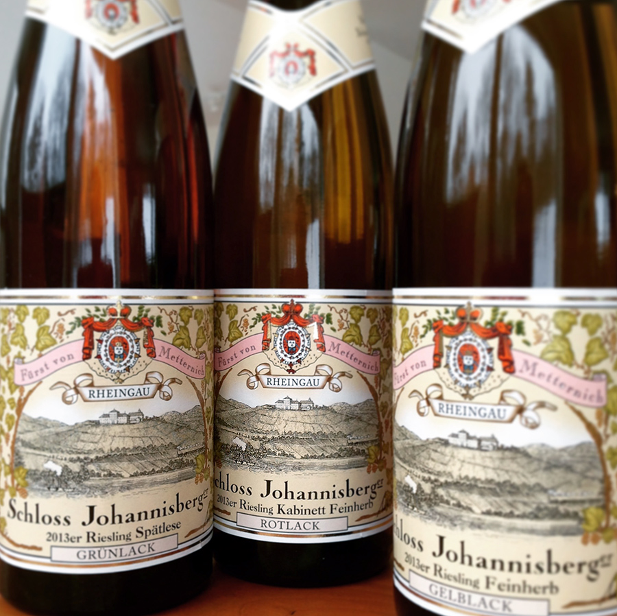 Rot, Gelb, Grün: Three Rieslings from Historic Schloss Johannisberg