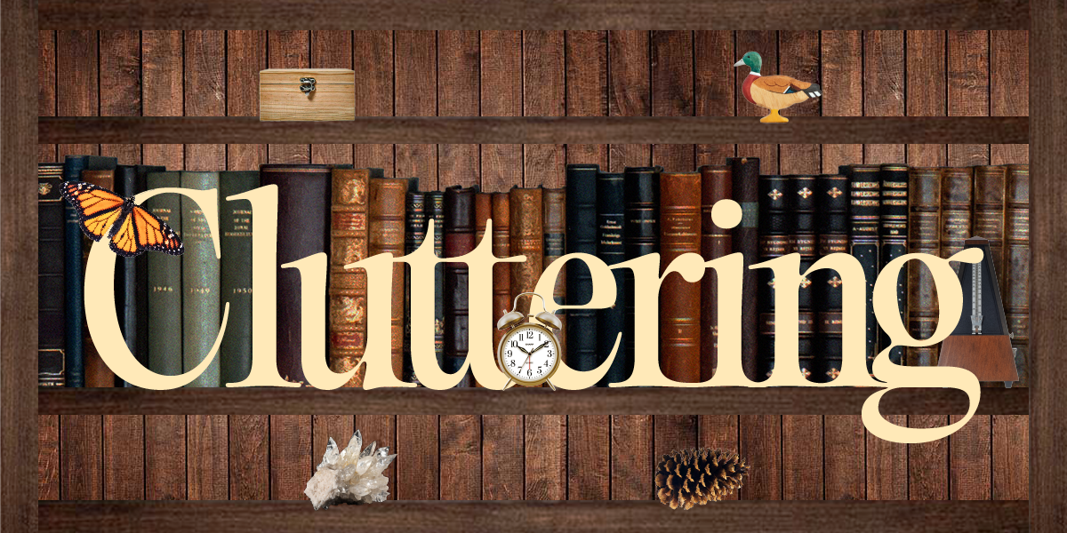Substack banner for @cluttering