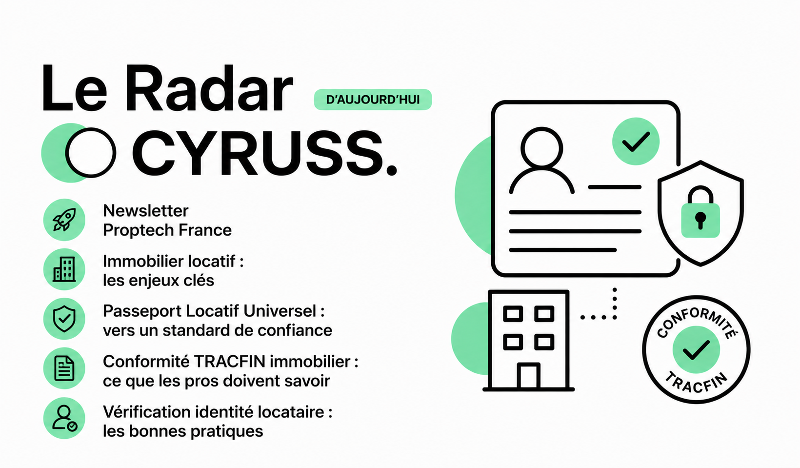 Conformité TRACFIN et vérification d'identité du locataire