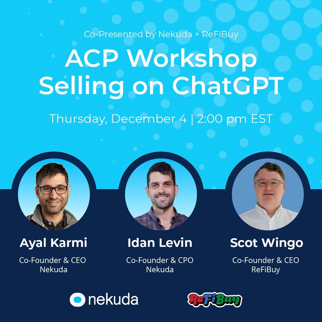 "Selling on ChatGPT" Webinar + ACP Updates