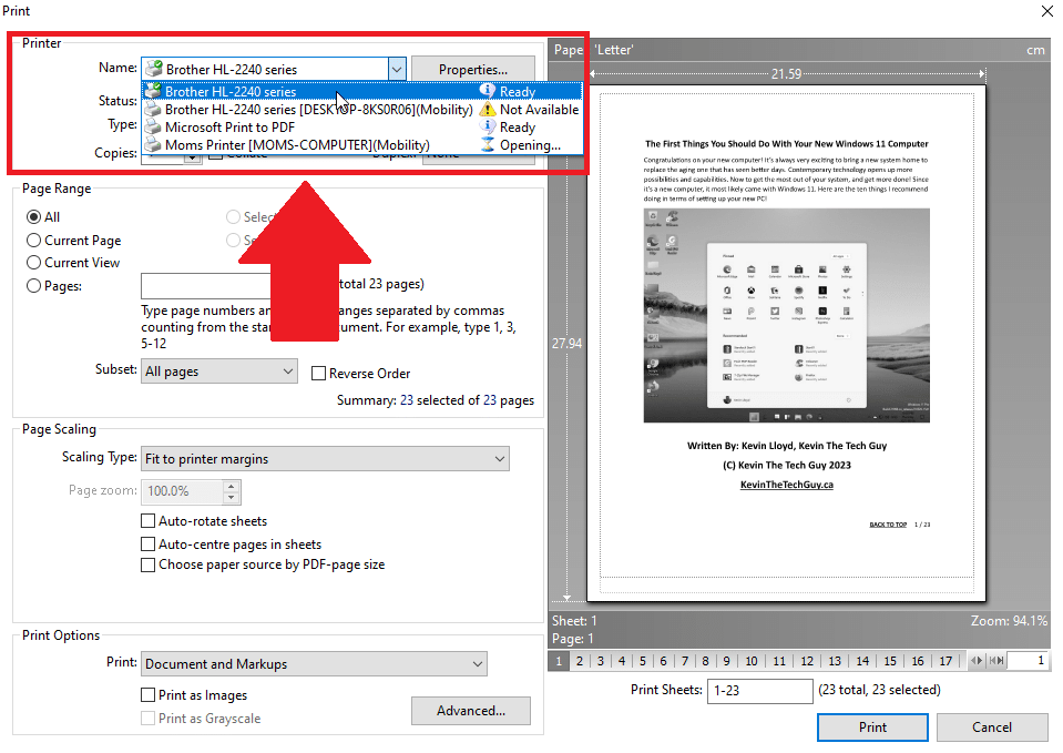 How To Download and Print a PDF Document