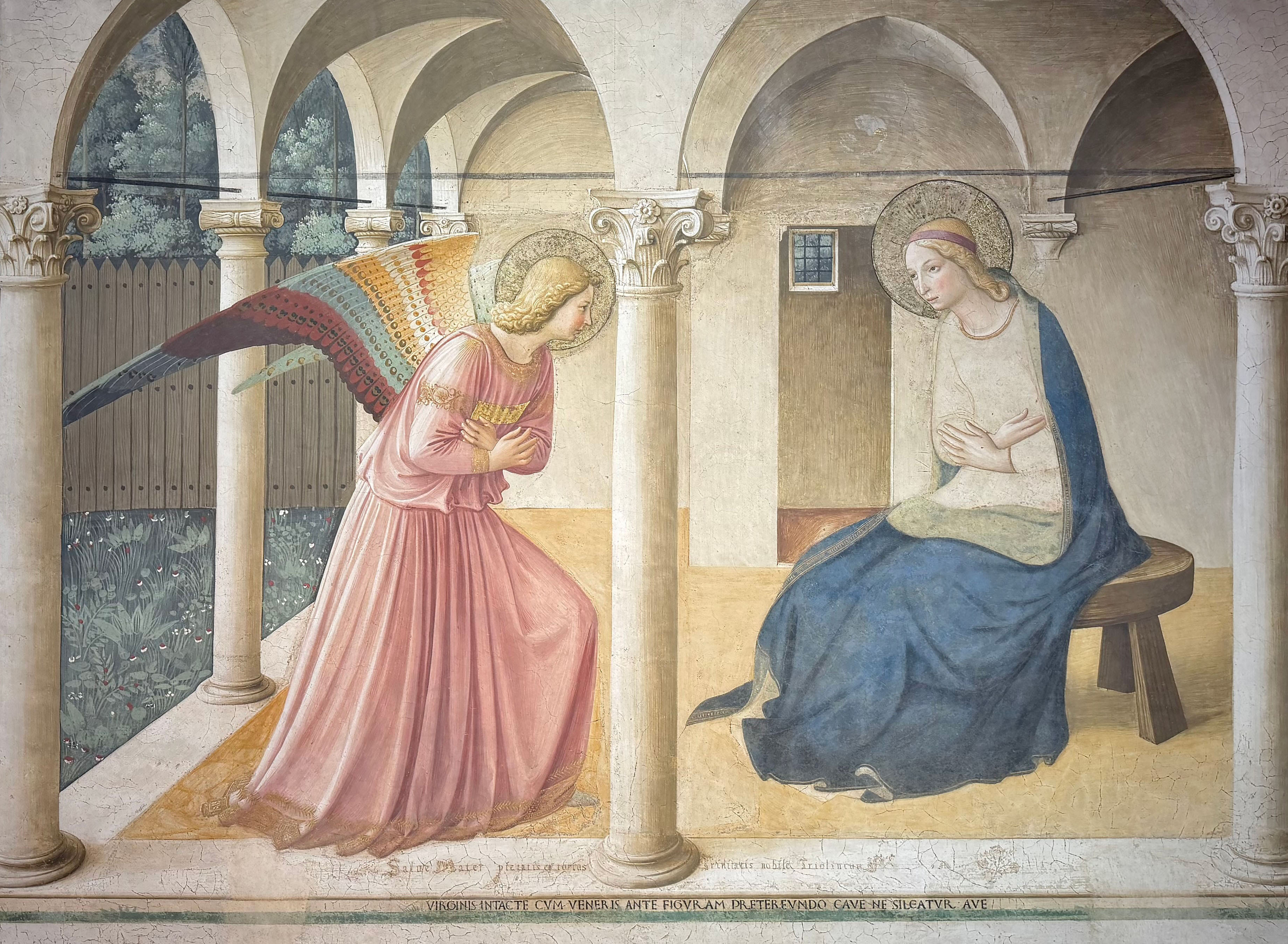 Praying with the Annunciation frescos by Fra Angelico at San Marco