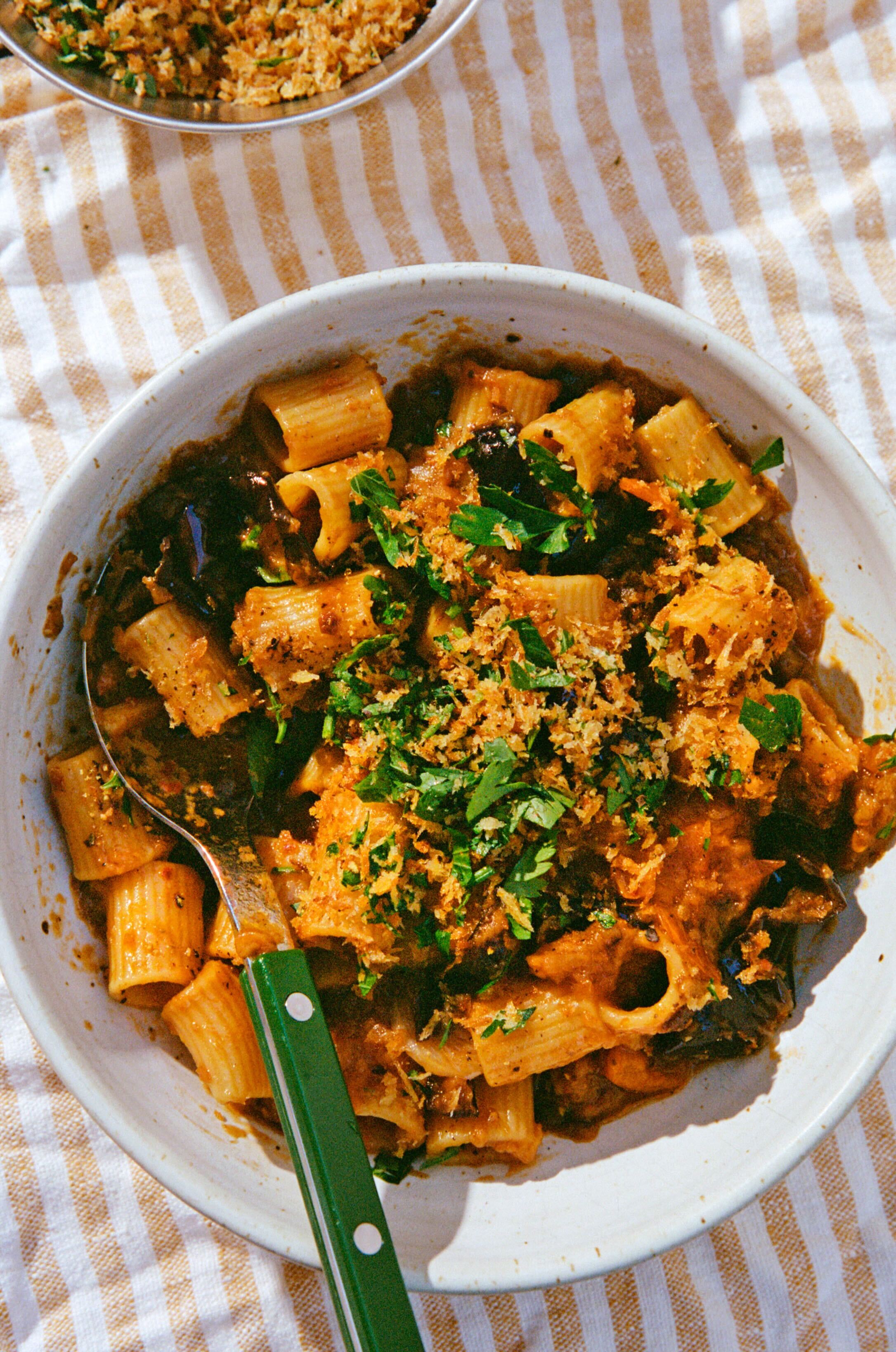 You made the roasted eggplant pasta - by Alison Roman