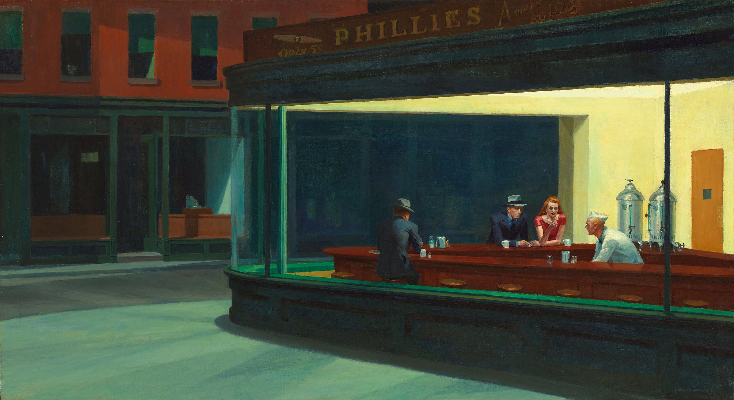 Edward Hopper's Nighthawks painting